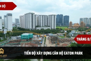 Tiến độ xây dựng dự án Eaton Park tháng 8/2024